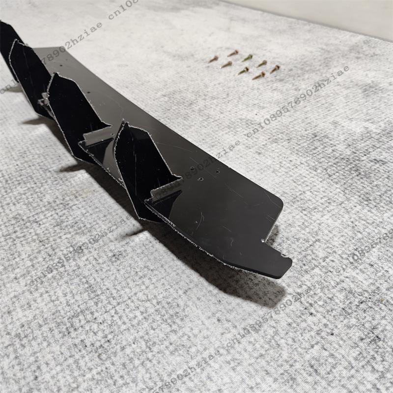 Diffusore Posteriore Stile Maxton Per Mercedes Classe CLA C118 CLA35 CLA45 AMG 2019-2024 Splitter Flusso d'Aria Posteriori Nero Lucido Accessori