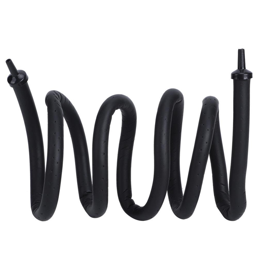 Plastic Plastic Aquarium Air Stone Double End Double Head Oxygen Diffuser Tube Bendable Hose Black Aeration Diffuser
