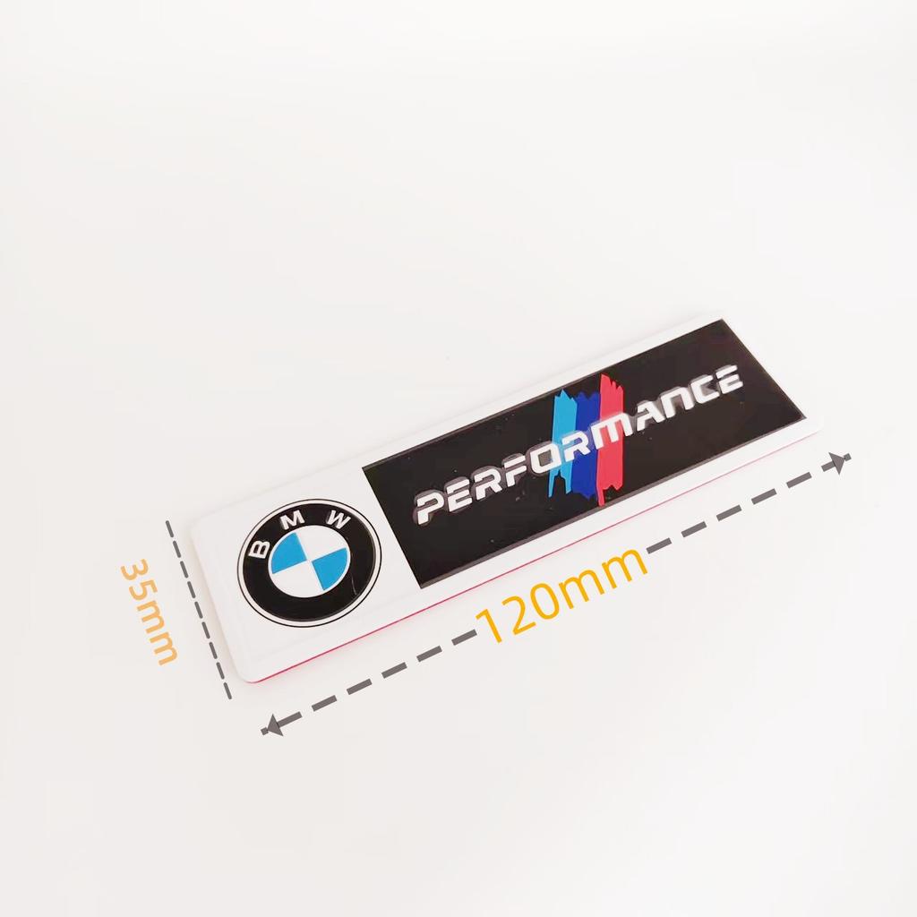 QSC24 Luxury Metal Sport Car Fender Tail Emblem Badge Sticker for BMW M Series Compatible with E46 E39 E90 E60 E36 E30 E34 F30 F10 F20