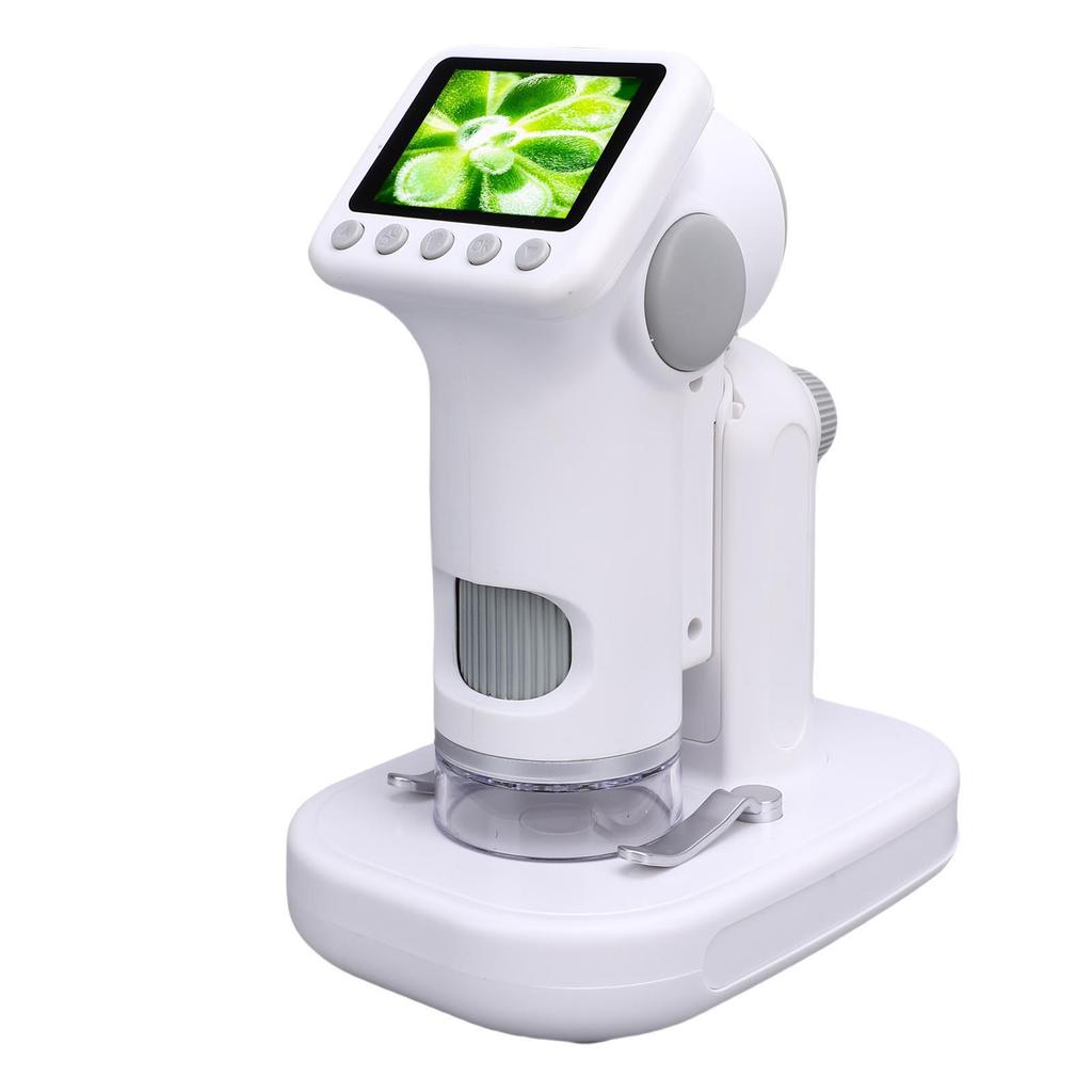 Kids Microscope 1600X Pocket Portable Mini Handheld Digital 1080P HD 2in Screen Rechargeable Student Edu Science Toy