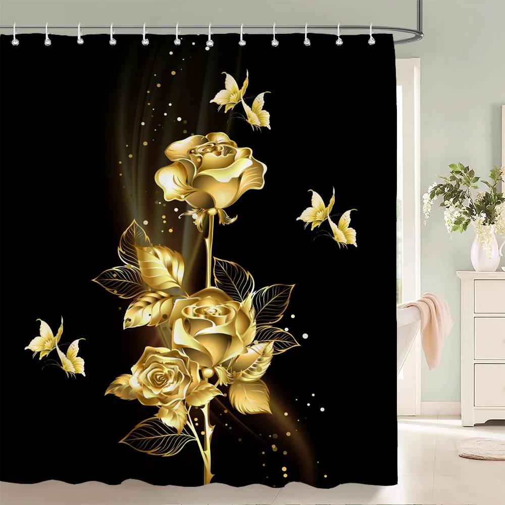 

3D Красивые шторки для душа с принтом бабочек, занавески для ванной комнаты, водонепроницаемая полиэстеровая ткань, украшение, занавеска для ванны 180X180см W180xH200cm