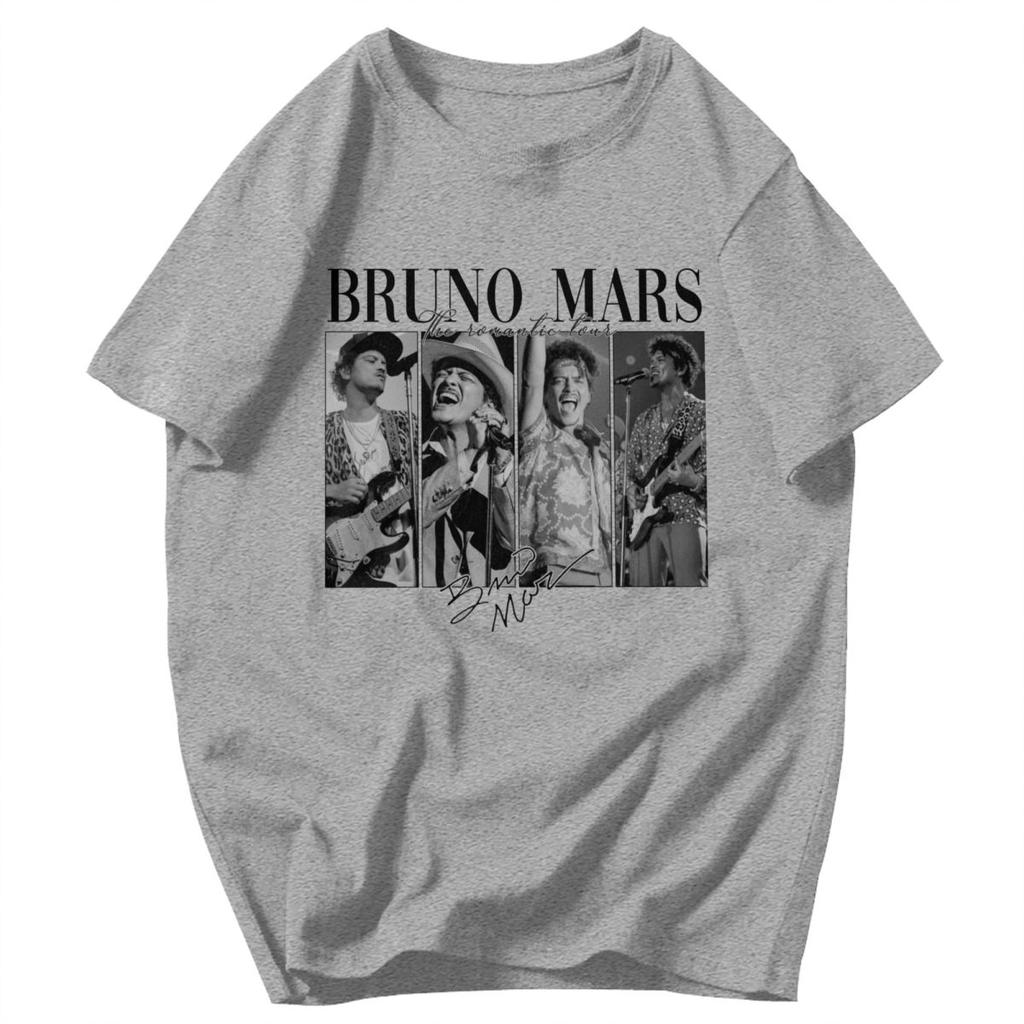 Pánské tričko Bruno Mars The Romantic Tour 2026 Album Tour Nápad na dárky Y2K Grafické Kulatý výstřih Unisex Topy Trička