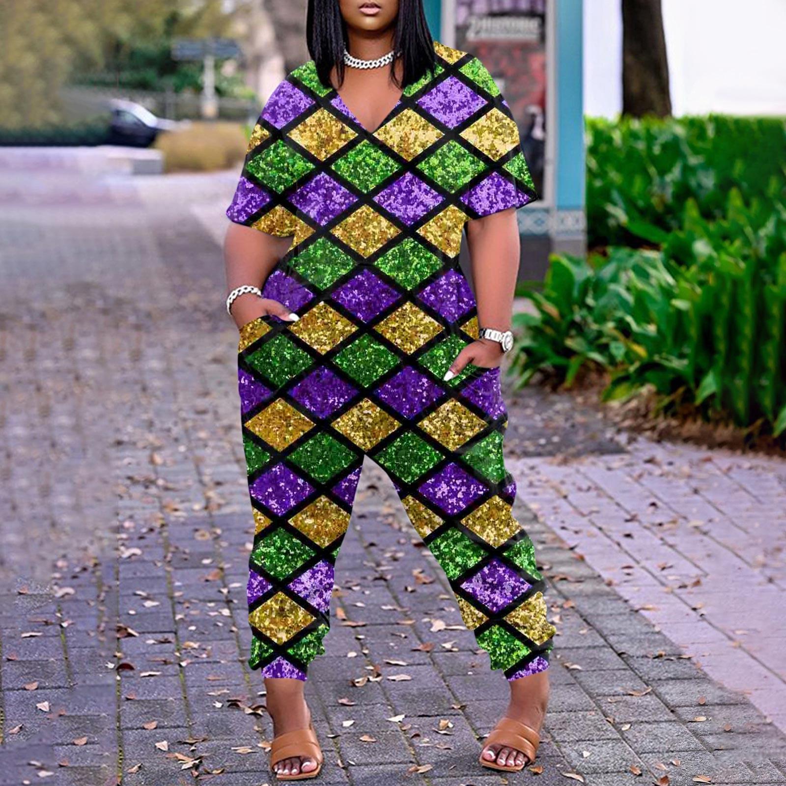 Женский комбинезон с короткими рукавами — фото 8