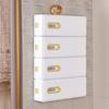 Yousheng Socks Bra Organizer Box Multiple Compartments Easy To Install Wall Mount Self Adhesive Underwear Storage Box Pull-out Closet Organizer