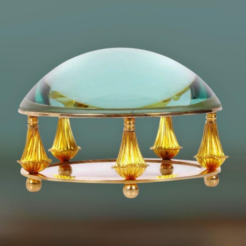 Desktop Vintage Antique Style Magnifier, TableTop Reading Magnifying Glass