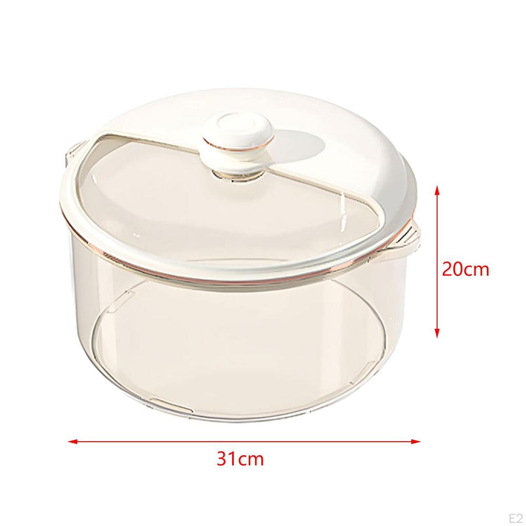 Rice Container Dog Cat Food Pet Storage Box Countertop Home Kitchen