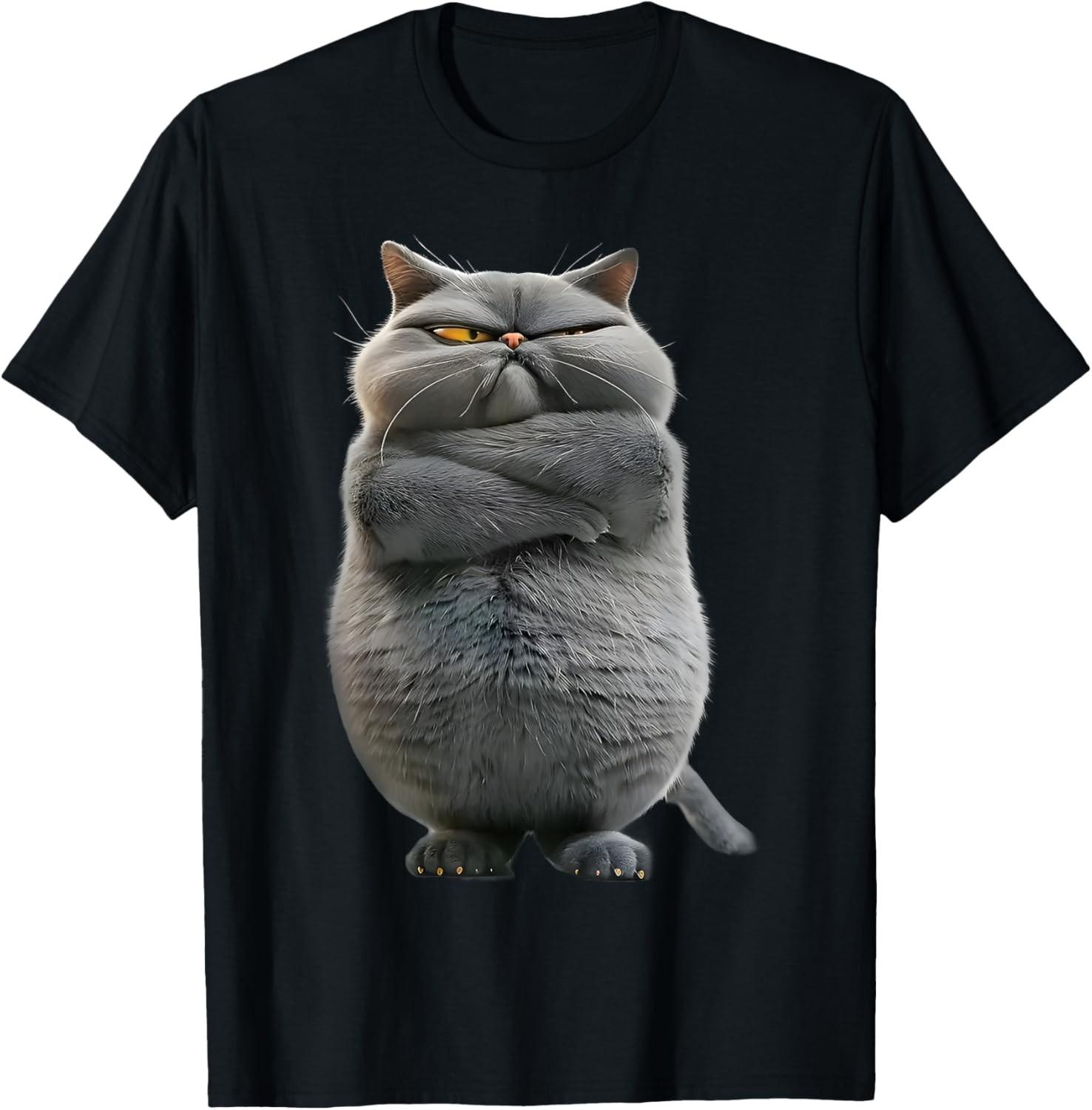 Smug Cat Funny Kitten Funny Gifts Funny Cat Cat Lover Gifts T-Shirt S разноцветный