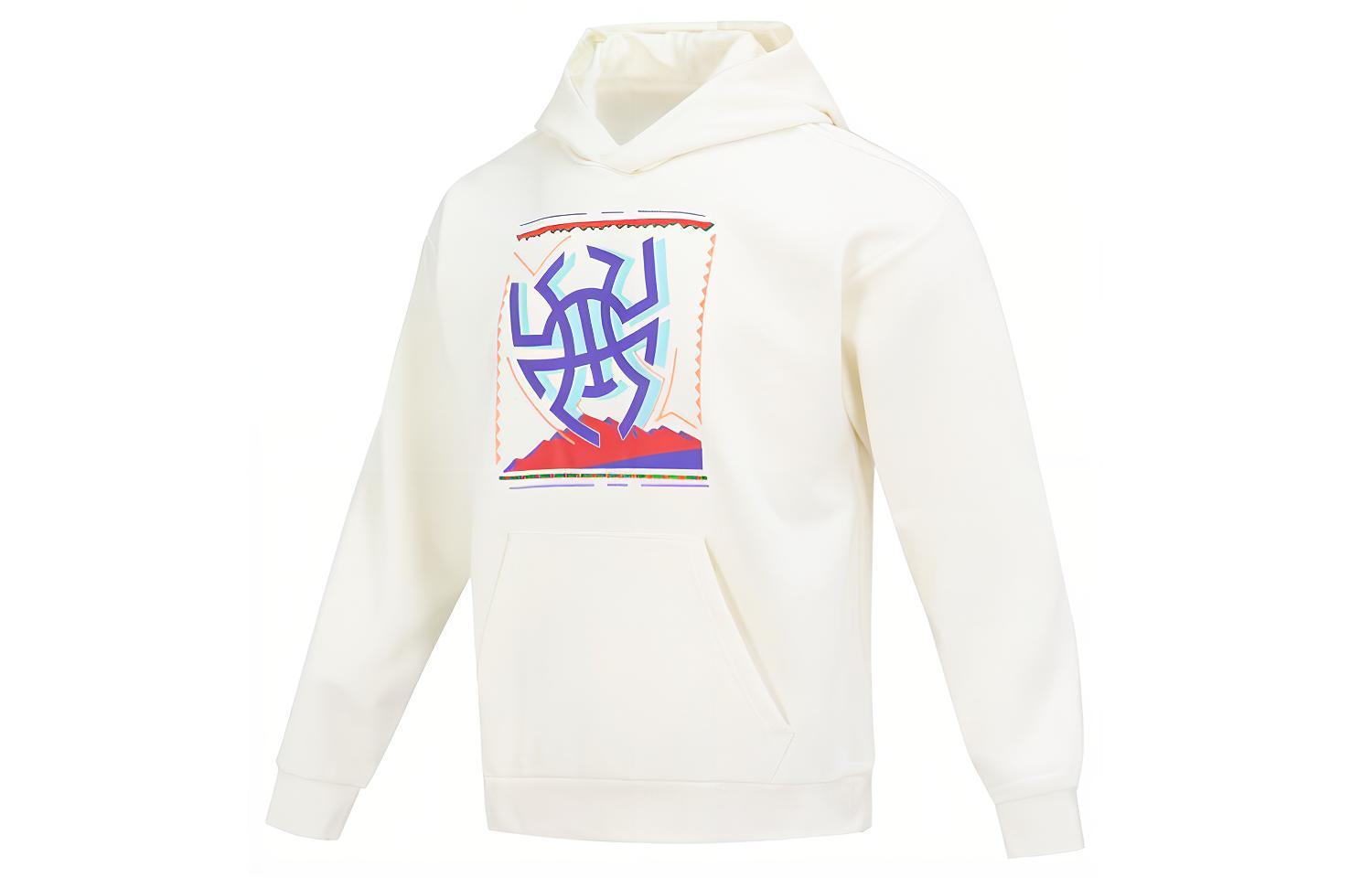 Adidas Sweatshirts Men s White Hooded Moderate Regular IB3028 M