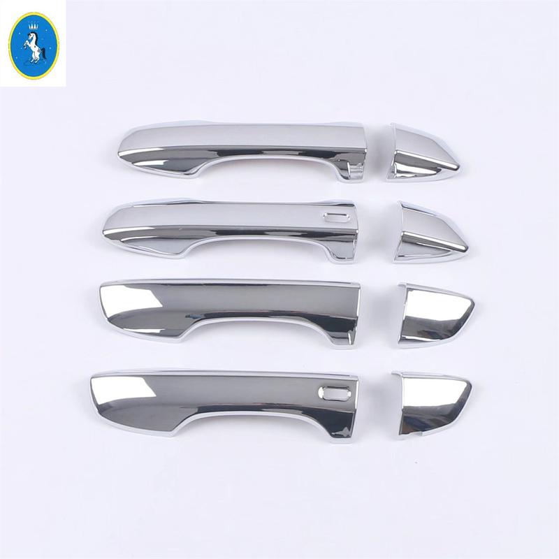 Car Outside Door Pull Doorknob Handle Bowl Decor Panel Cover Trim ABS Accessories For Volkswagen Jetta Mk7