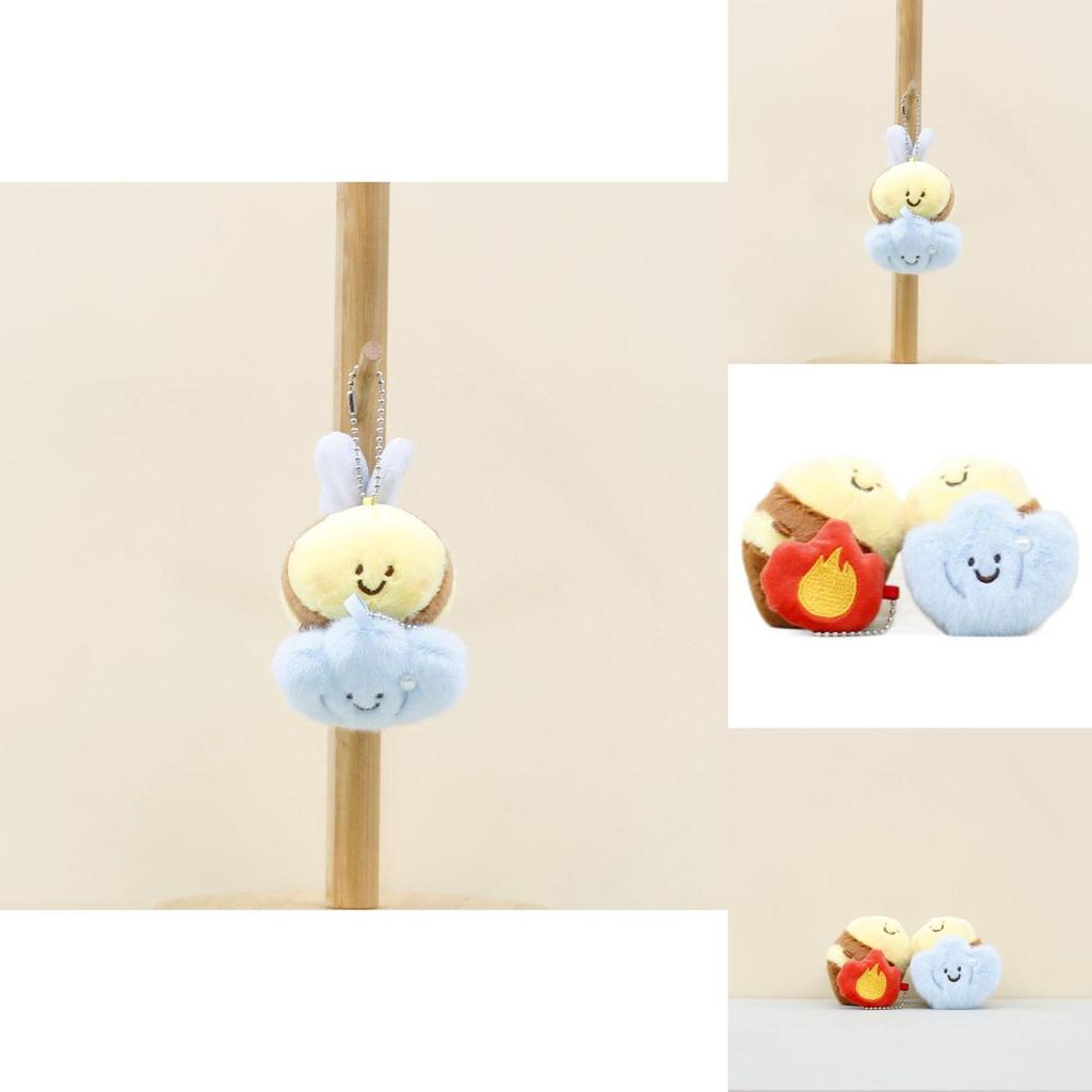 Entzückendes Niedliches Bienen-Plüschtier Magnet Schlüsselanhänger Taschenanhänger Für Kinder Und Erwachsene