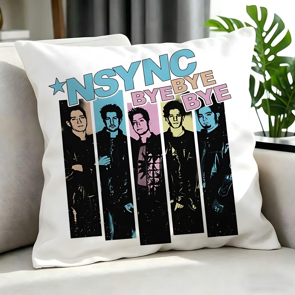 Pop Nsync Kissenbezug Kissenbezug Set 4 Stück 50X50 45X45 40X40 Kissenhülle Dekorativ Sofa Heimdeko