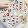 Hello Kitty Stickers, 100-Piece Set, Cute Anime Stickers for Crayon Shin-chan, Waterproof Decals, Cute and Stylish Cartoon DIY Stickers, Great Gifts