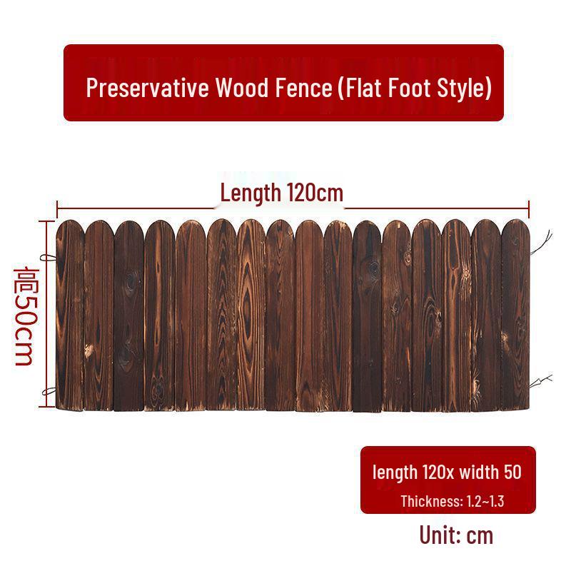 Karbikalisierter Korrosionsschutz Massivholz Gartenzaun für den Außenbereich