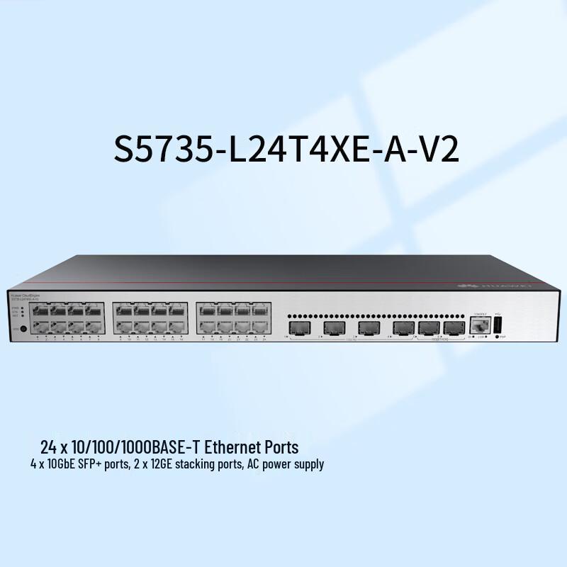 

Huawei S5735-L24T4XE-A-V2 Gigabit Managed Enterprise Switch