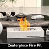 Portable Indoor/Outdoor Tabletop Fireplace: Small Decorative Real Fire Stove