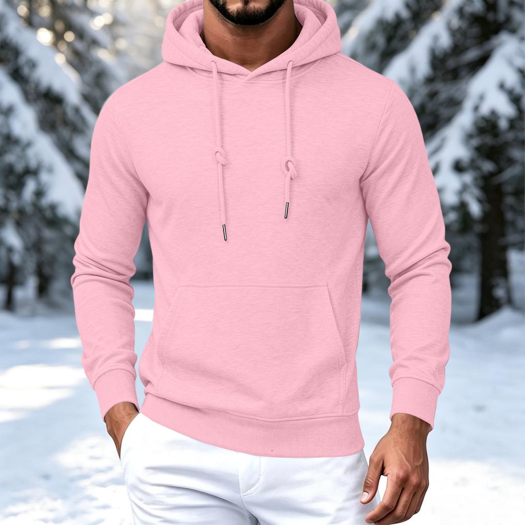 Men's Color Lined Hoodie for Casual Everyday Wear
