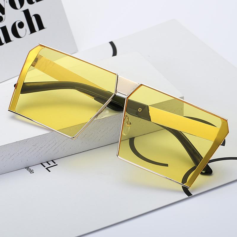 Women's Sunglasses Fashion Square Ocean Sunglasses Street Shoot Sunglasses