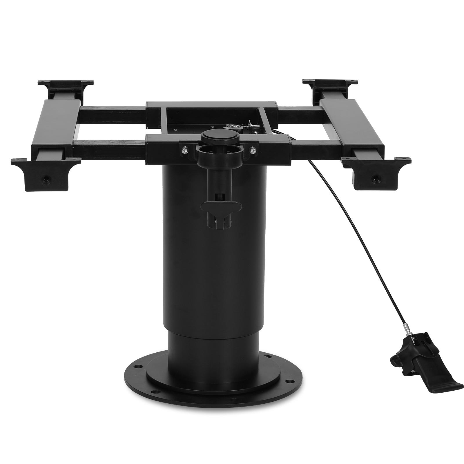Pneumatic Table Leg Base Bracket Height Adjustable RV Lift Table Support Leg with Gas Lift for Marine Boat Marine Yacht чёрный