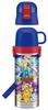 Skater Stainless Steel Water Bottle with Pokemon Size Kids' 2-Way Cup, 430ml, Design, 22, Boys' SKDC4-A