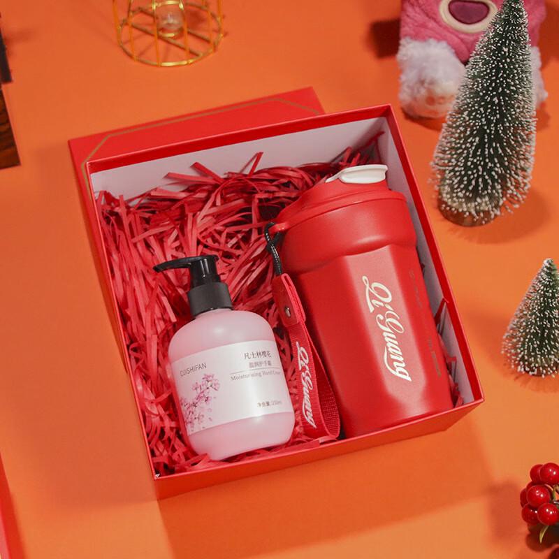 Goddess Red Coffee Cup Gift Set Red Coffee Cup + Hand Cream