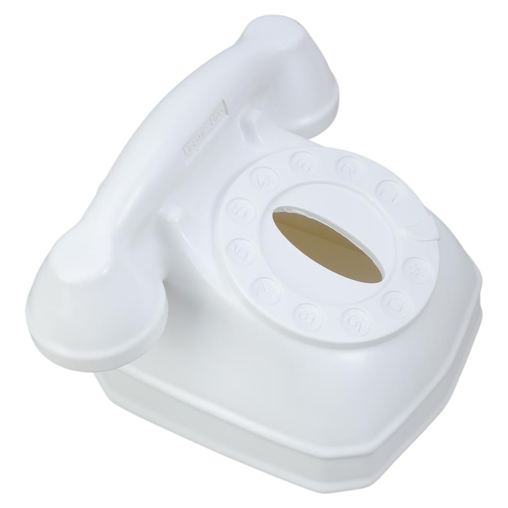 Scatola Portatovaglioli a Forma di Telefono Stile Telefono Vintage Dispenser di Carta per Tovaglioli per Ambienti Domestici Versatili