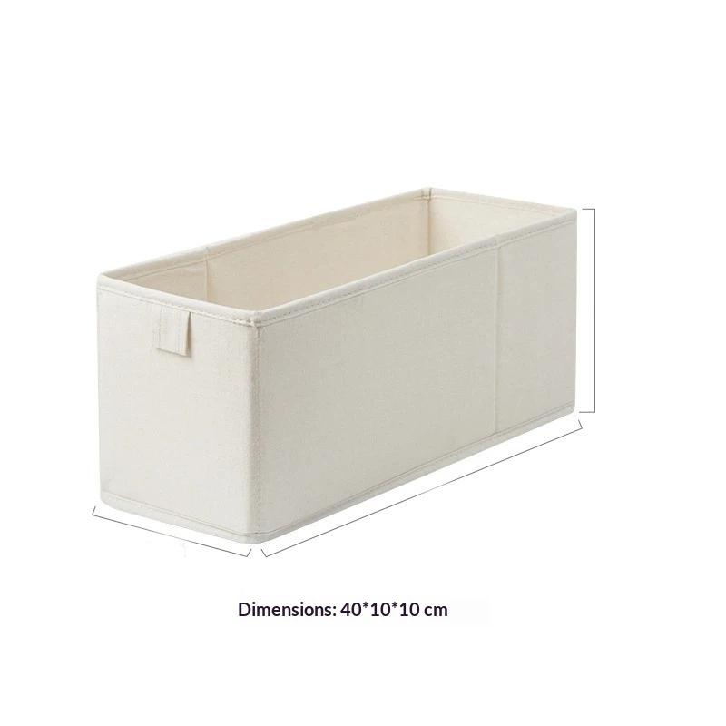 1 Stück Langlebiger Aufbewahrungsbehälter Platzsparend Faltbare Stoff-Aufbewahrungsboxen Strapazierfähig Und Stabil Socken Unterwäsche Organizer Für Schublade
