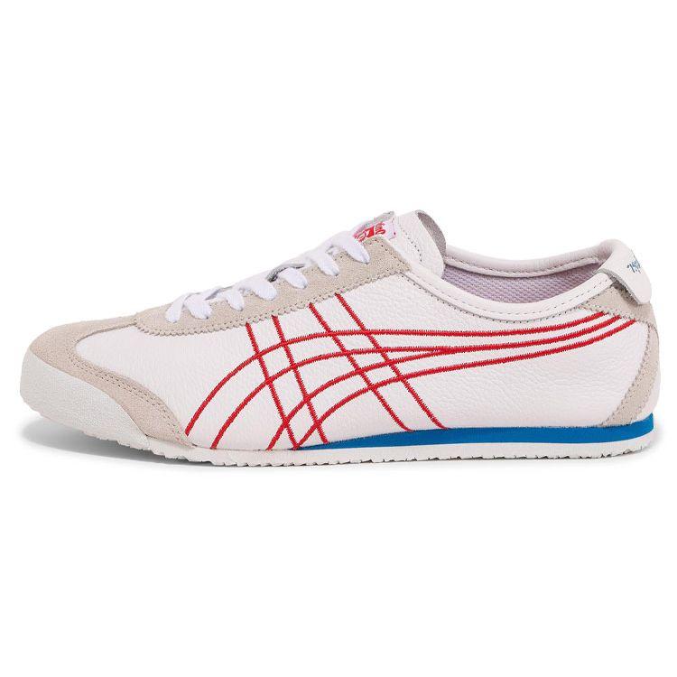 

ONITSUKA TIGER Mexico 66 Ткань Классические Универсальные Спортивные Амортизирующие Нескользящие Износостойкие Низкие Повседневные Кроссовки Унисекс 1183A349-103 41.5
