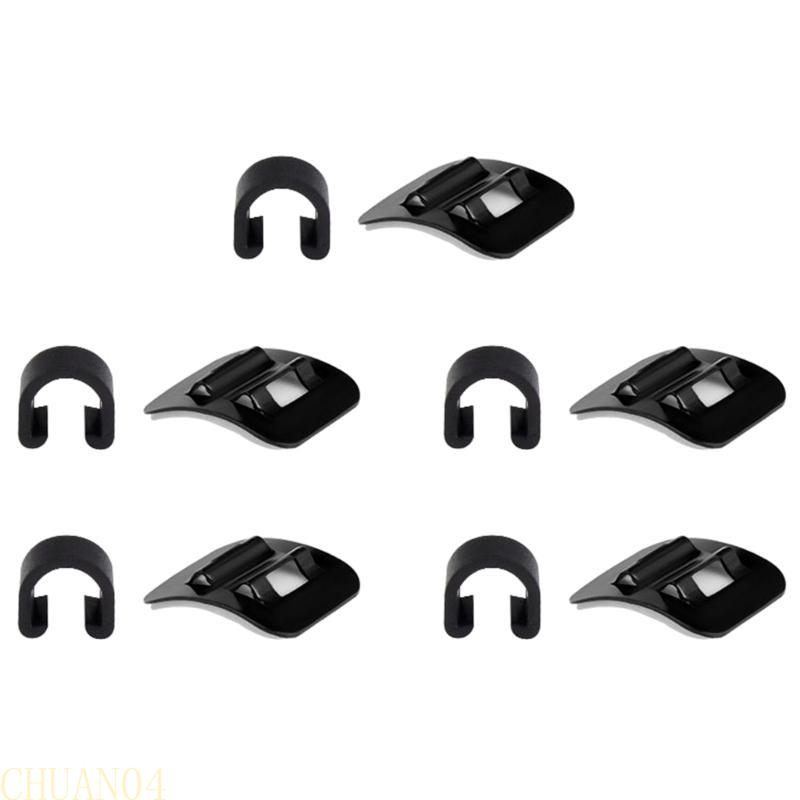 A1A2 5/10set Plastic Bike Cable Base Guide Bicycles Brake Cable Line Fixed Base