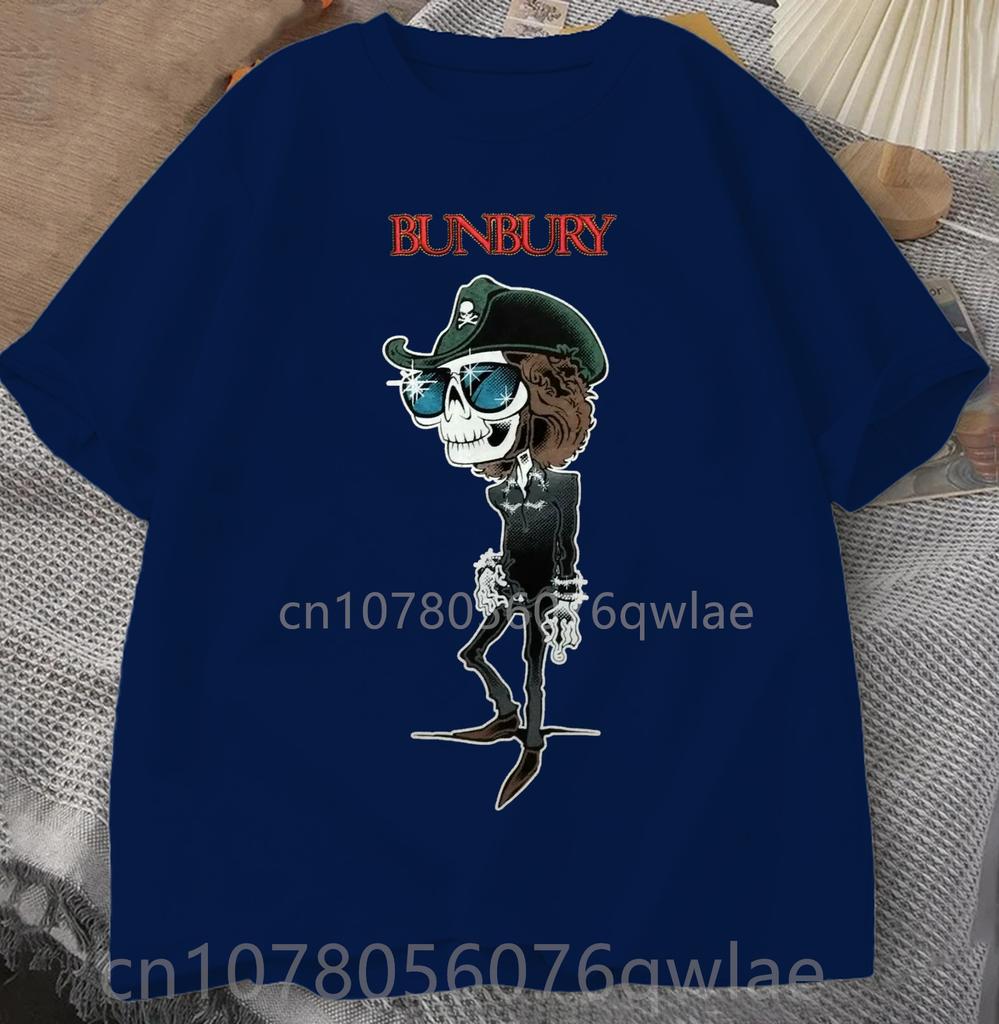 BUNBURY T-Shirt Mexico Tour 2022 Enrique Heroes Silencio Crew Neck Short Sleeves Casual Loose Tops Cotton Fashion Streetwear