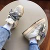 Retro Sportschuhe für Damen Allround Peitschen-Design Nischen-Sneaker Dropship
