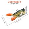 8cm / 14g Soft Crawfish Shrimp Lobster Claw Bait Artificial Lure Bait Swimbait Crawfish fishing lure