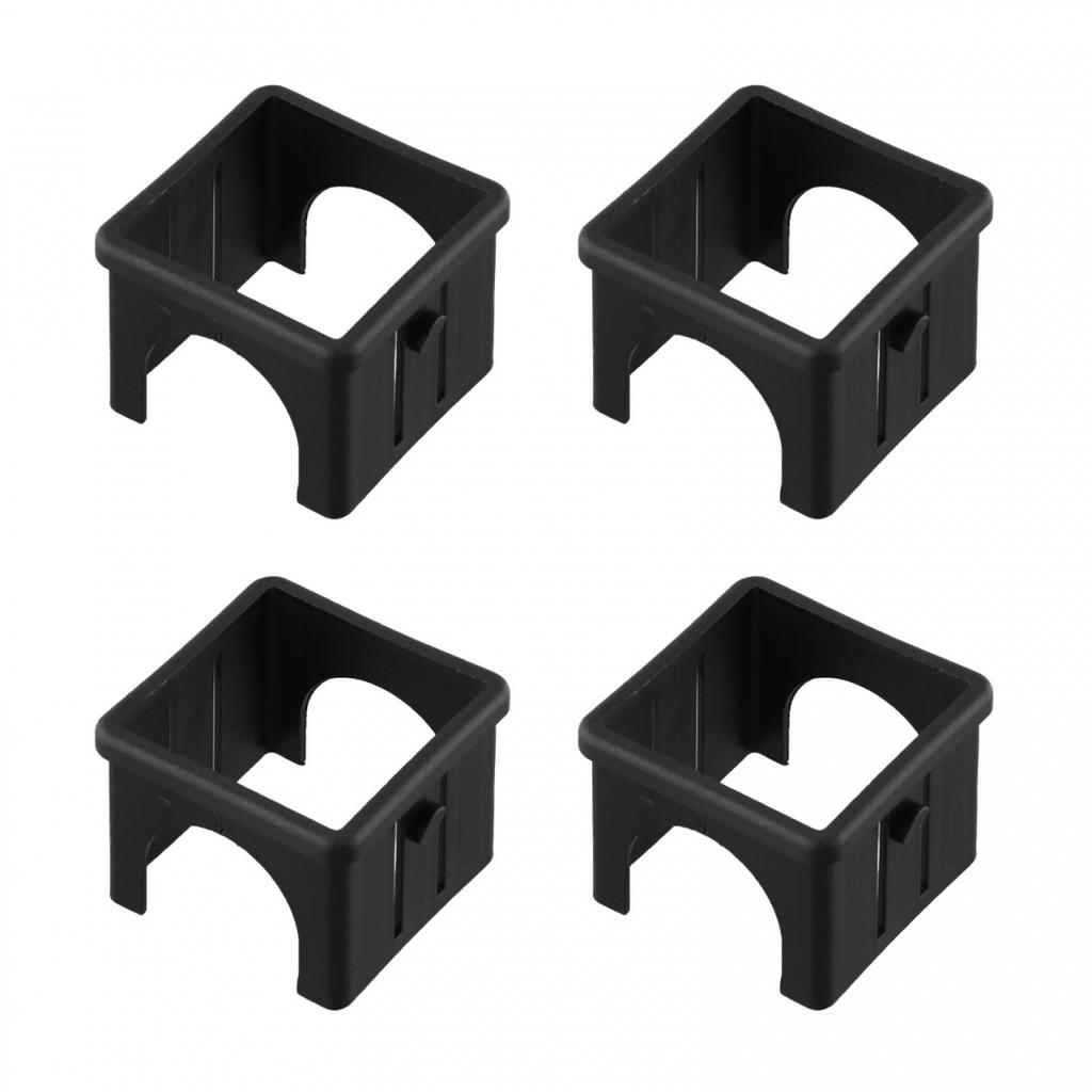 Black Diameter Plastic Square Tube Sleeve Easy To Use And Install