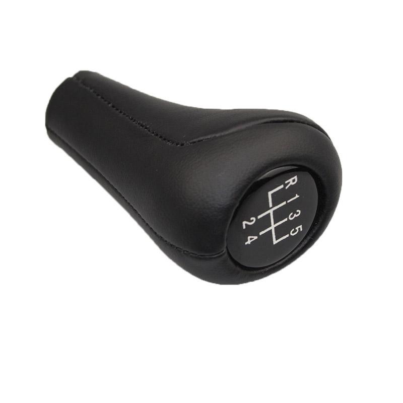 5/6 Speed Manual Car Gear Shift Lever Knob PU Leather Shifter for BMW E30 E32 E34 E36 E38 E39 5 SERIES E60 E61 Interior Replacement