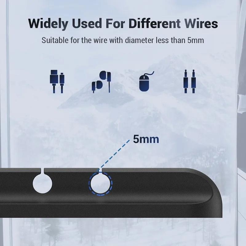 Samolepicí napájecí kabel, držák kabelů, pevný sklíčidlo, myš, kabel pro sluchátka, navíječ, mobilní telefon, datový kabel, karta, silikonový stolní počítač
