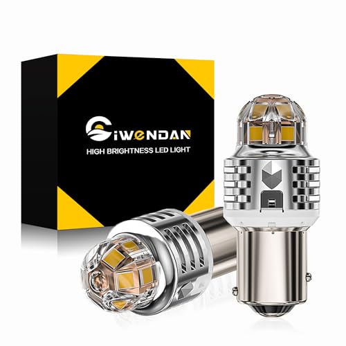 CIWENDAN S25 Double LED Tail Light Brake Light Super Bright Japanese Made LED Chip White 6000K Vehicle Inspection Compliant Non-polar Heat Resist
