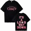 Megan Moroney Cloud 9 Tour Its A Long Way Down Tshirt Men Women Harajuku Short Sleeve Oneck Casual top Gift Springsummer new