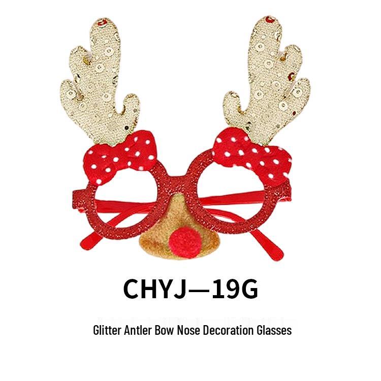 Festive Christmas Eyeglass Frames for Adults & Kids - Creative Holiday Party Accessories & Gifts