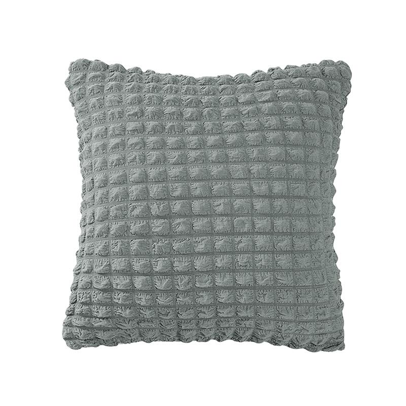 2 Packs Throw Pillow Covers 18x18 Inch for Living Room Couch Bed Sofa Soft Striped Corduroy Square Cushion Case 45x45 cm Farmhous Home Decor