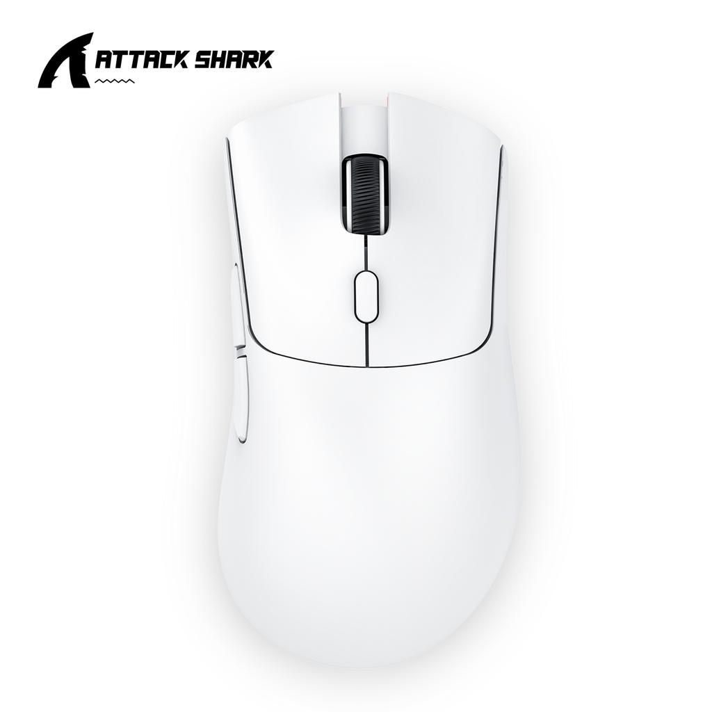 R1 Attack Shark Lightweight Wireless Mouse, 18000dpi,1000Hz PAW3311,Bluetooth Tri-mode Connection, Macro Gaming Mouse @3C1