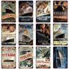 [MaPalte] Vintage Klassischer Film Titanic Metallschild Blechschild Café Dekoration Plakette Heim Wanddeko Barschild Heimdeko Poster