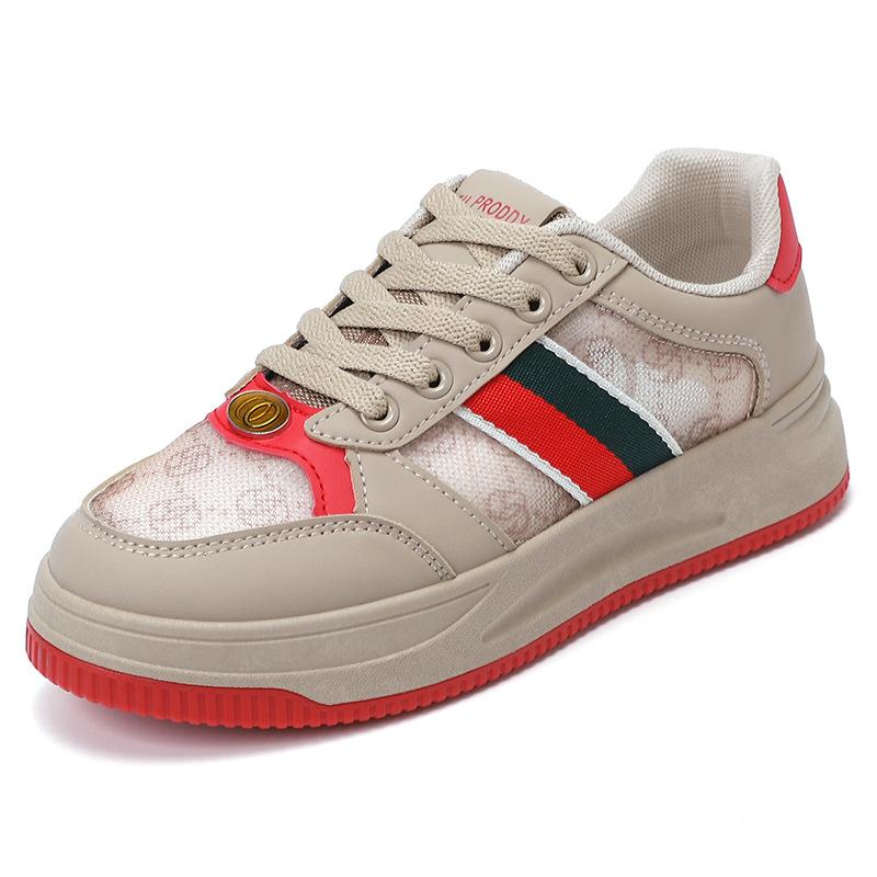 Summer new mesh shoes ins comfortable platform student breathable sports and leisure shoes P