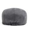 Short Brim Winter Beret Cap Smooth Women Artist Hat Curved Brimmed Hat Suede Painter Cap  Women