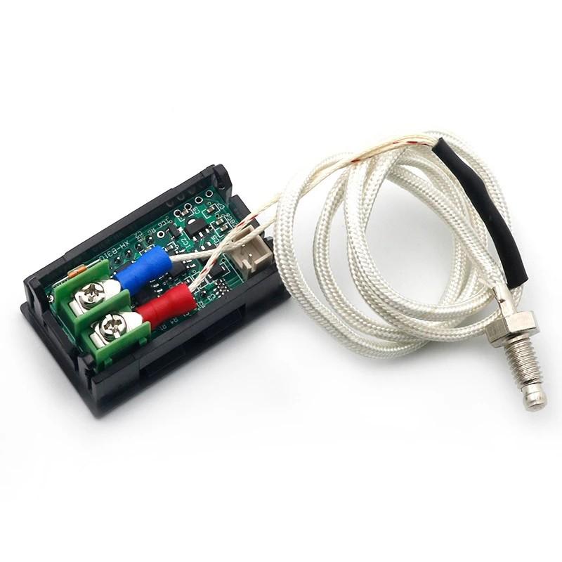 Industrial High Temperature K-Type Stlxy M6 Thermocouple Thermometer 12V Digital Meter Tester -30~800 Degree Thermograph