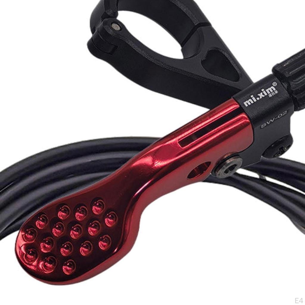 Bike Dropper Post Lever for External and Internal Routing Mountain Road Bikes