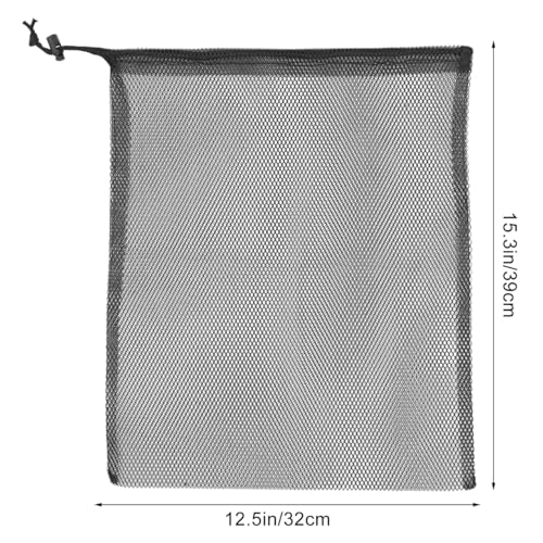 [POPETPOP] 6-Piece Drawstring Mesh Bag, Storage Pouch, Portable Outdoor Bag