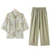 2026 Spring/Summer Women's Floral Print Short-Sleeve Two-Piece Casual Set