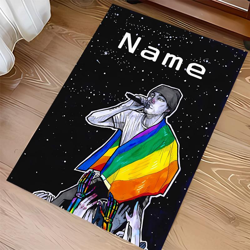Custom personalization Twenty One Pilots Print Area Rug - Soft, Washable Non-Slip Indoor Mat,Living Room,Home&Office Decorative Rug