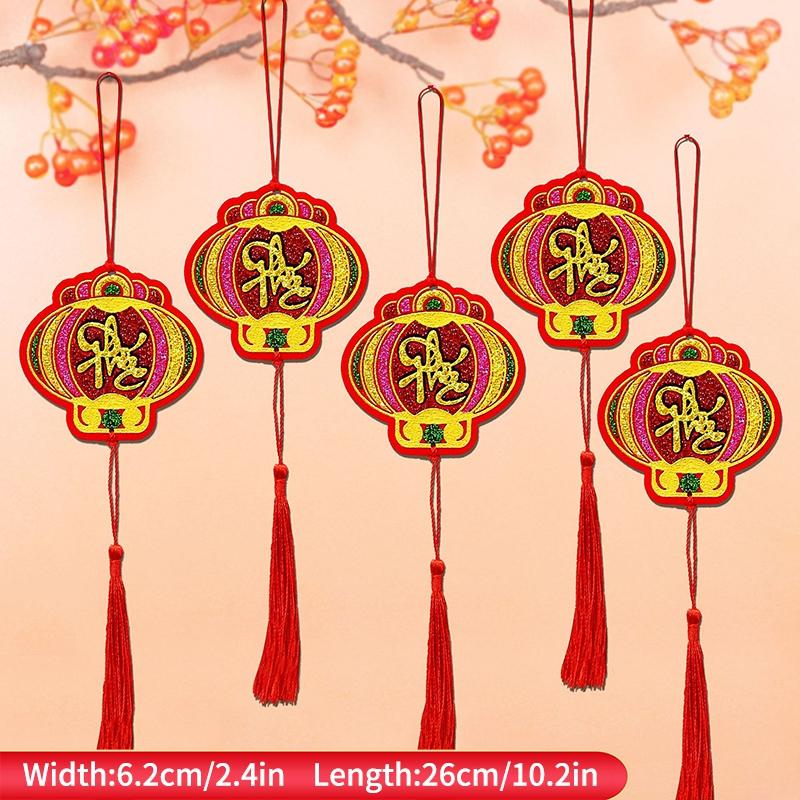 

5pcs Vietnamese New Year Hanging Ornament Vietnamese Spring Festival Home Decoraitons Christmas Decorations Xmas Navidad