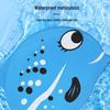 Kids' Silicone Cartoon Fish Swimming Cap - Comfortable Fin Swim Cap for Boys and Girls
