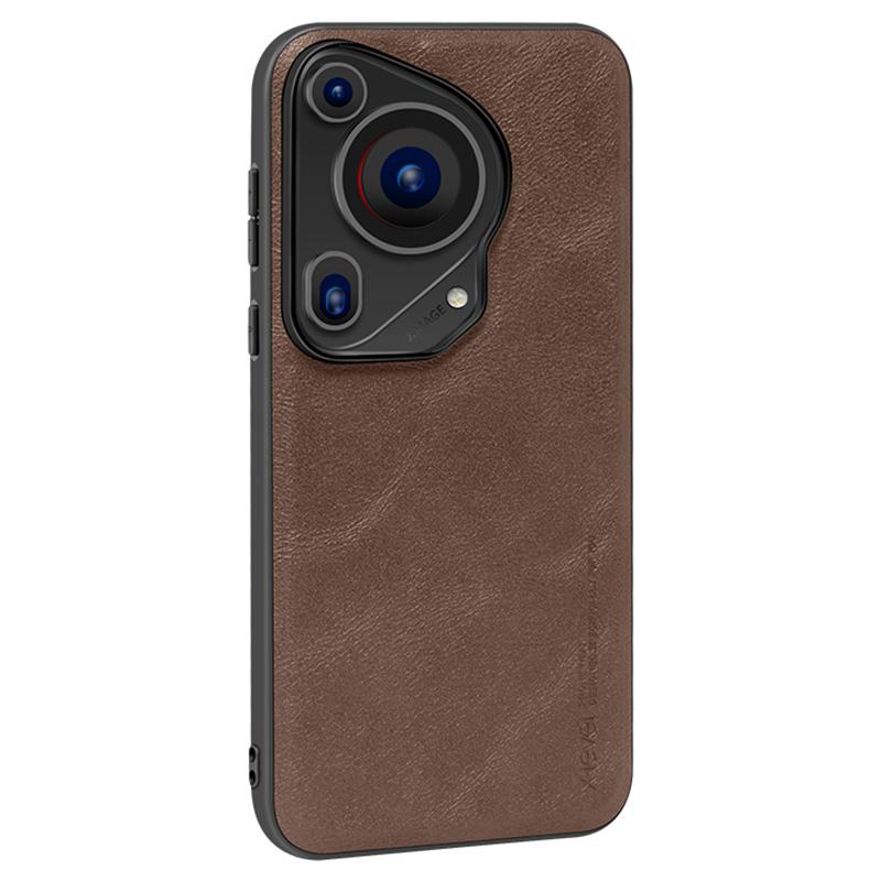 

Bojue-3 Series For Huawei Pura 70 Ultra Case PU Leather+TPU+PC Phone Cover Brown